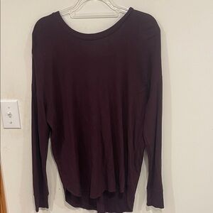 Athleta Dark Purple Long Sleeve Top